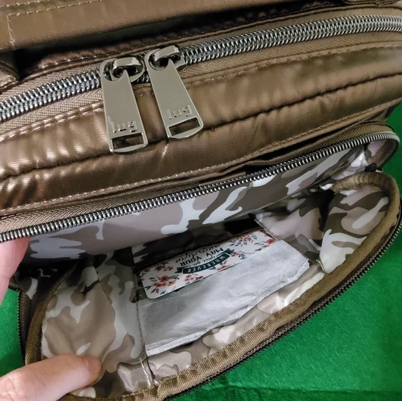 Lug Ranger Mini Crossbody Bag, Metallic Espresso - Picture 5 of 9